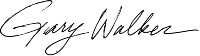 Gary Walker signature